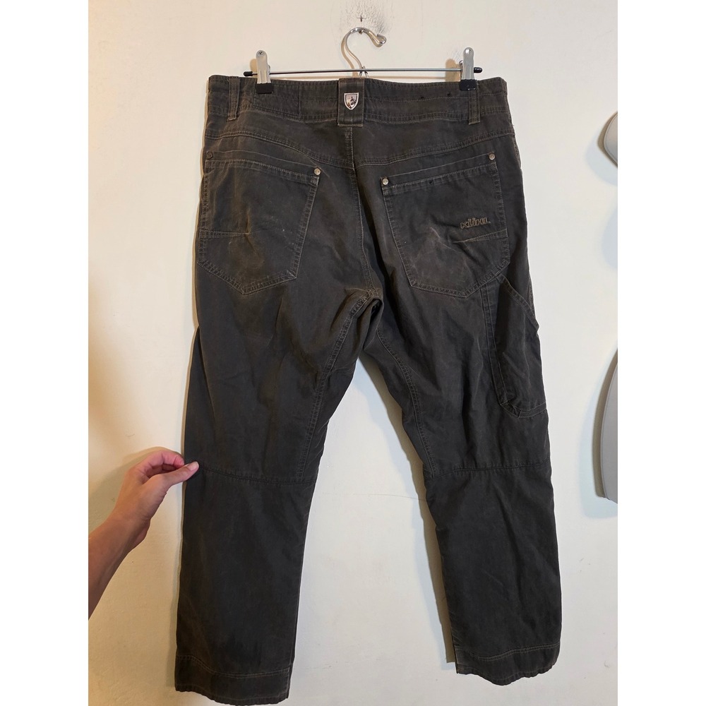 Kuhl Revolvr Mens Pants 33x31 Dark Olive Uberkuhl Lightweight Hiking Outdoor